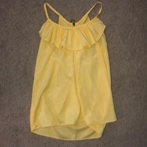Yellow fancy tank